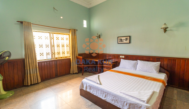 25 rooms Guesthouse for Rent in Krong Siem Reap-Svay Dangkum