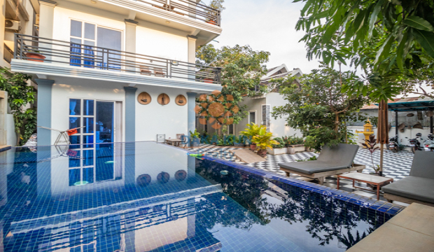 1 Bedroom Apartment for Rent with Swimming Pool in Krong Siem Reap