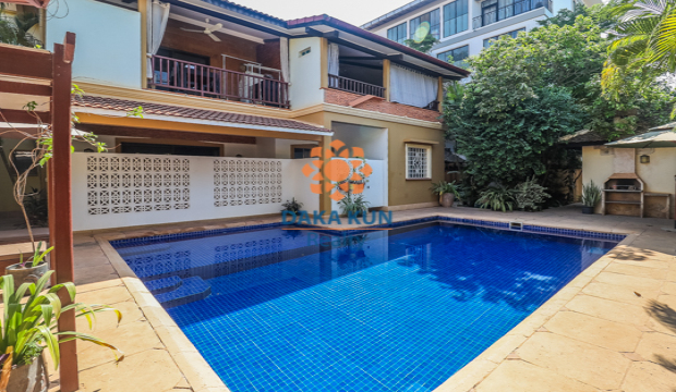 2 Bedrooms Apartment for Rent with Pool in Krong Siem Reap-Sala Kamreuk