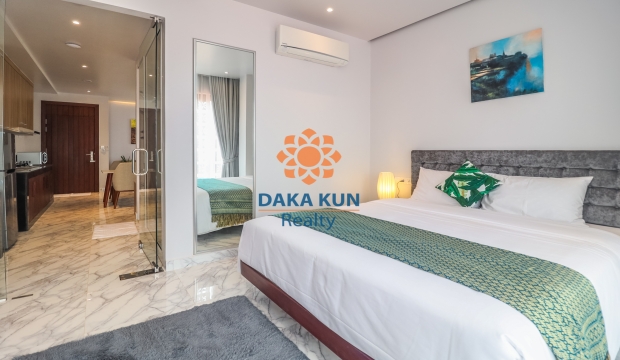 1 Bedroom Apartment for Rent with Pool in Siem Reap-Sala Kamreuk