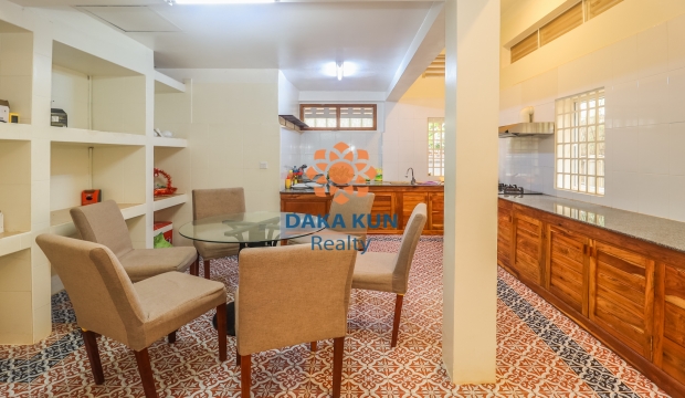 Wooden House for Sale with Pool in Siem Reap-Sla Kram