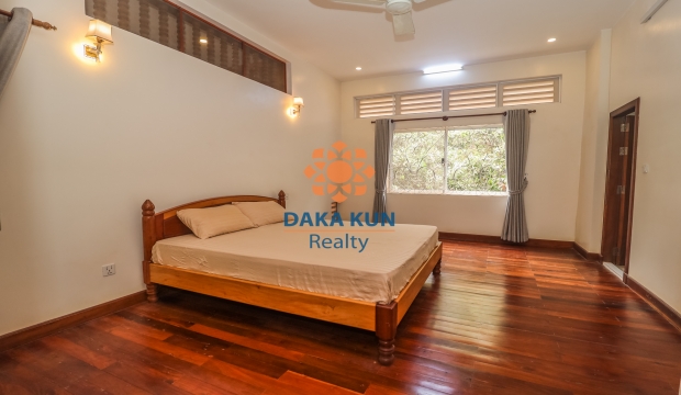 Wooden House for Sale with Pool in Siem Reap-Sla Kram