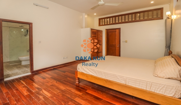 Wooden House for Sale with Pool in Siem Reap-Sla Kram