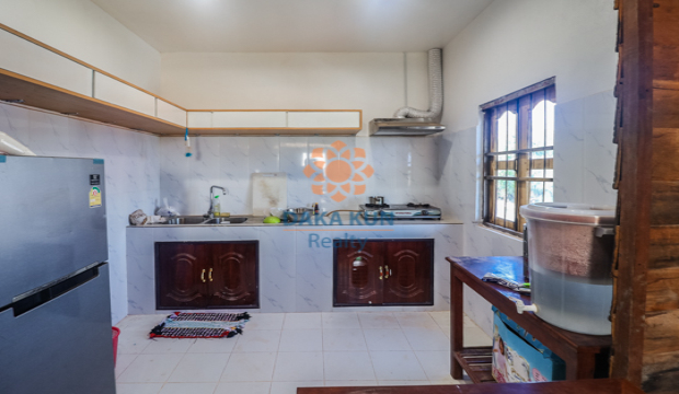 2 Bedrooms Wooden House For Rent in Siem Reap City-Chreav