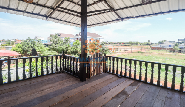 2 Bedrooms Wooden House For Rent in Siem Reap City-Chreav