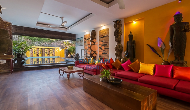 Private Villa for Rent with Swimming Pool in Siem Reap-Sla Kram