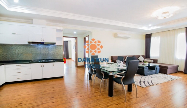 Modern 2 Bedrooms Apartment for Rent with Pool in Siem Reap -Sala Kamruek