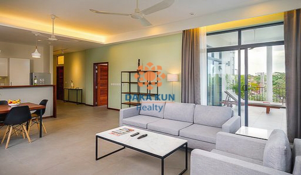 2 Bedrooms Apartment for Rent with Swimming Pool and Gym in Siem Reap
