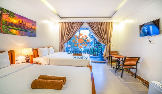 26 Room Hotel for Rent in Siem Reap-Sala Komreuk