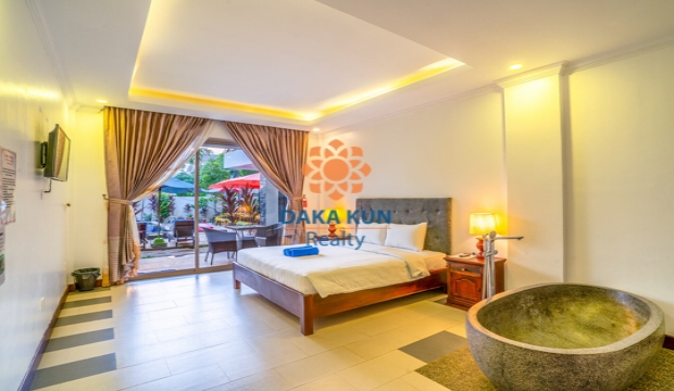 26 Room Hotel for Rent in Siem Reap-Sala Komreuk