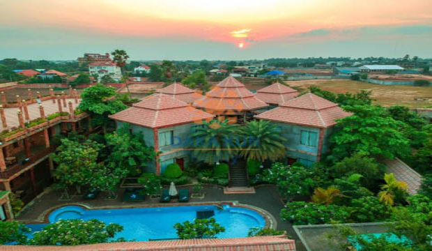 33 rooms Hotel for Rent in Krong Siem Reap-near Bakheng Rd
