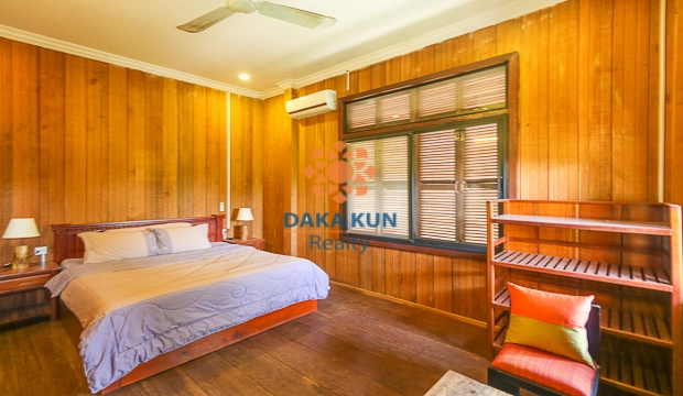 3 Bedrooms Wooden House for Rent in Siem Reap
