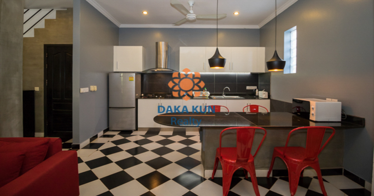 2-Bedroom Villa with Swimming Pool for Rent in Siem Reap City