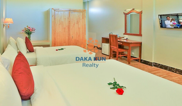 30 Room Hotel for Rent in Siem Reap-Sla Kram
