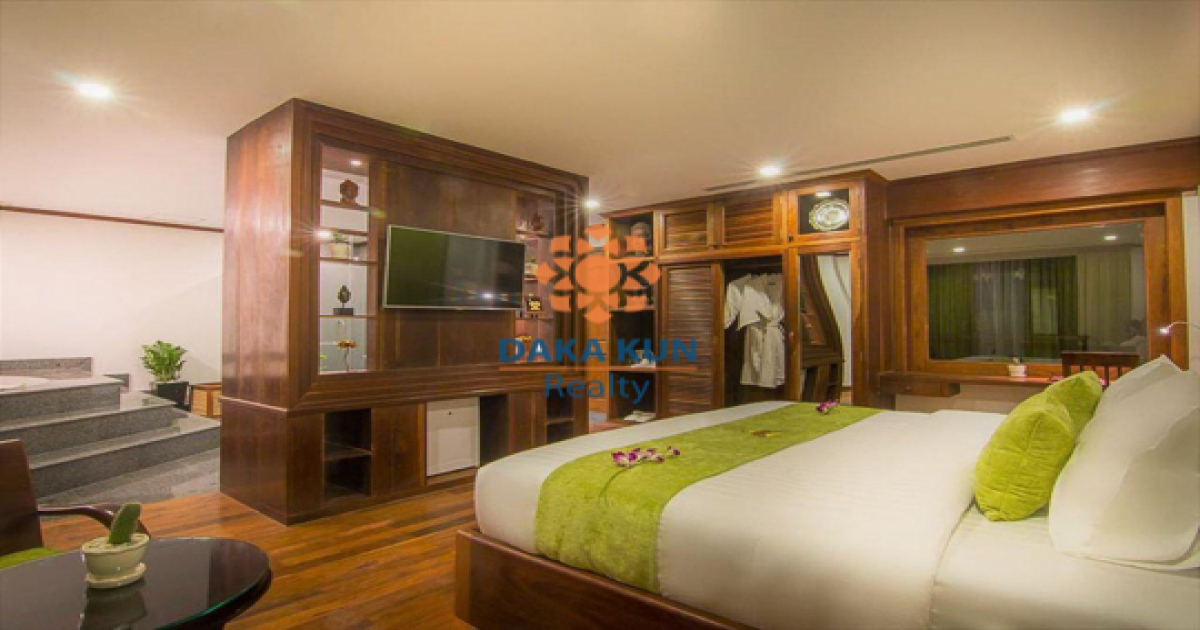 Hotel Business for Sale in Siem Reap City, near NR6A Svay Dangkum