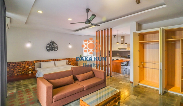 Modern Studio Apartment for Rent in Siem Reap-Svay Dangkum