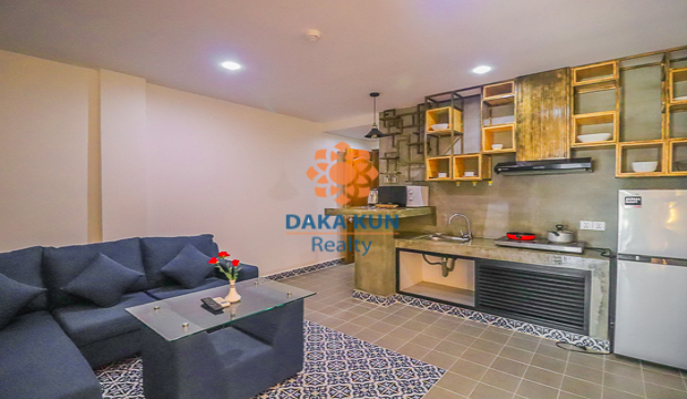 1 Bedroom Apartment for Rent with Pool &Gym in Siem Reap-Svay Dongkum