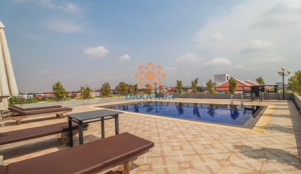 1 Bedroom Apartment for Rent with Swimming Pool in Siem Reap city-Sala Kamreuk