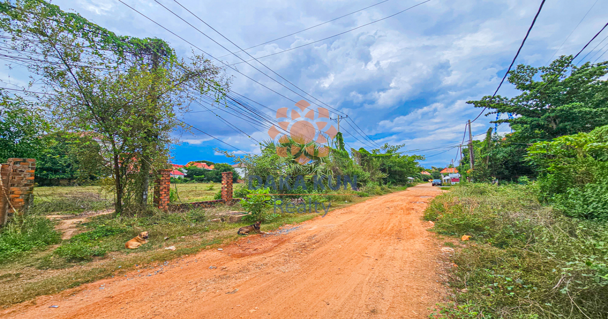 Land for Sale in​ Siem Reap City-Svay Dangkum