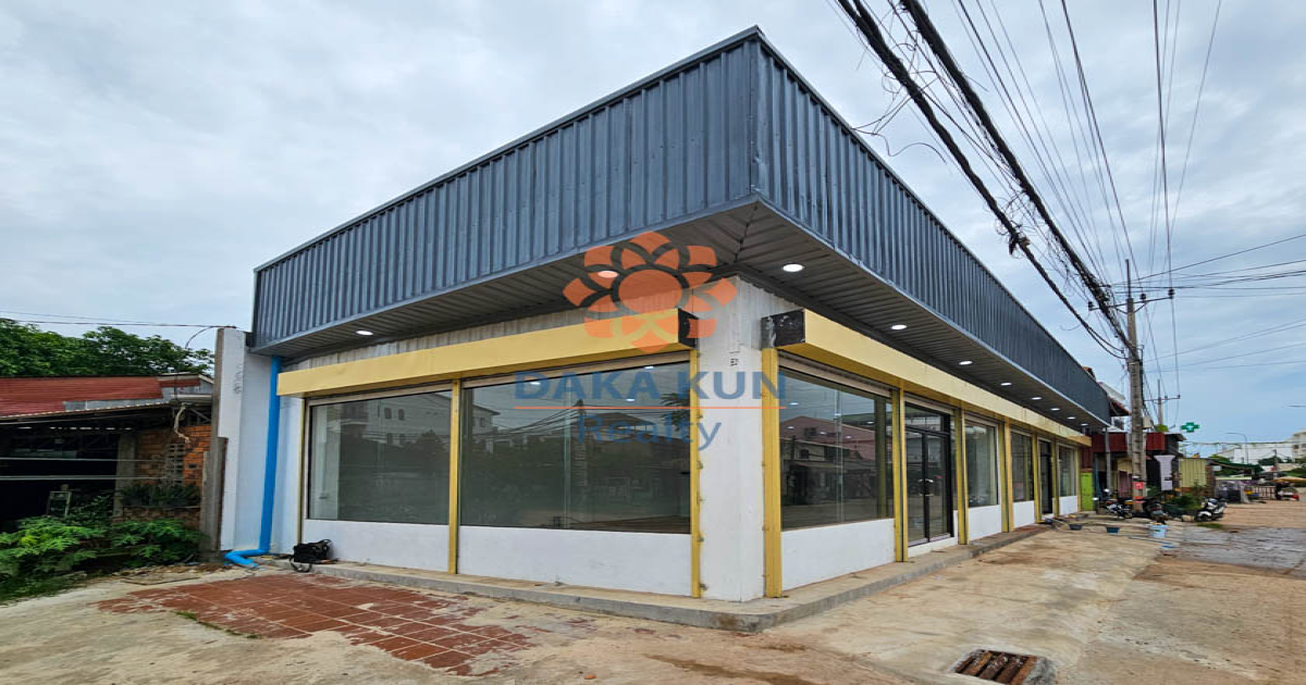 Commercial Space for Rent in Siem Reap City, near Bakheng Road
