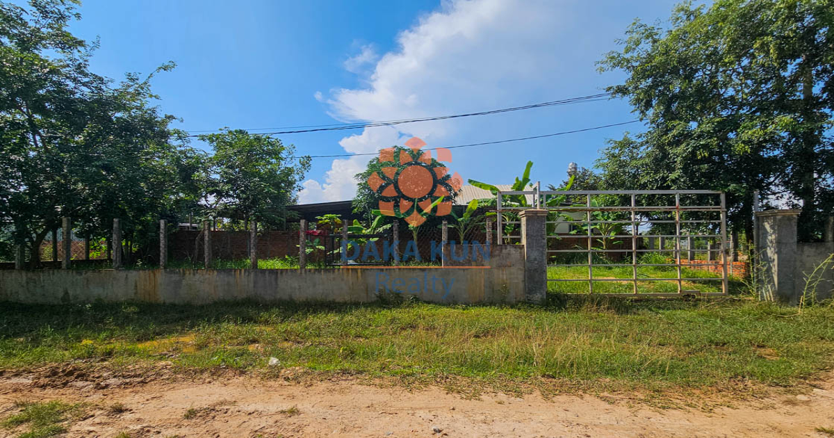 Corner Land Plot for Sale in Siem Reap City