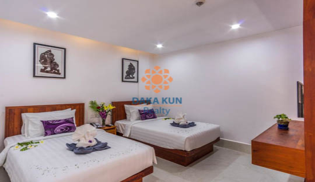 33 rooms Hotel for Rent in Krong Siem Reap-Svay Dangkum