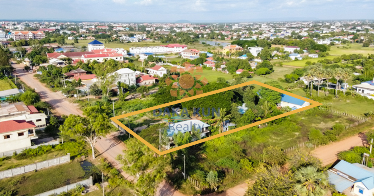 Land For Sale In Siem Reap City near Tolaka Road