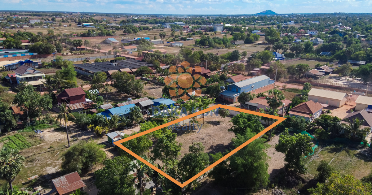 Land for Sale in Siem Reap City-Chreav