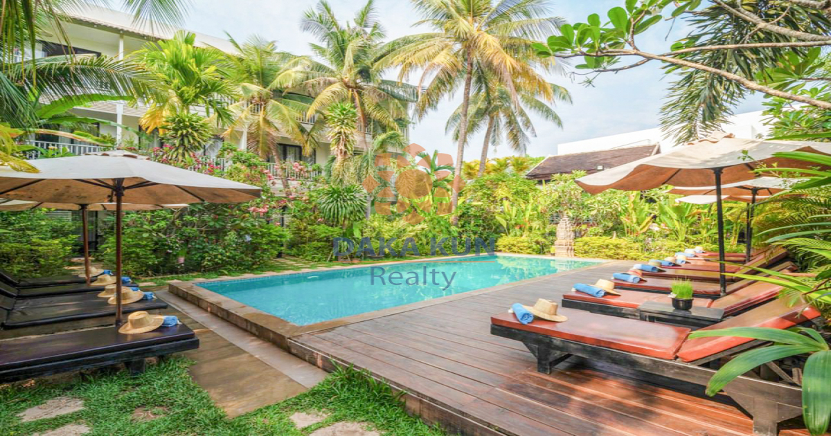 Hotel for Sale in Siem Reap City-Sala Kamreuk