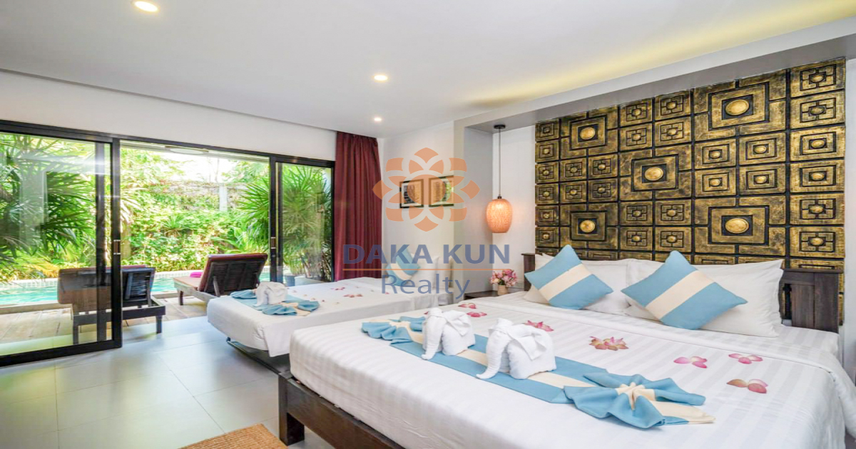 Hotel for Sale in Siem Reap City-Sala Kamreuk