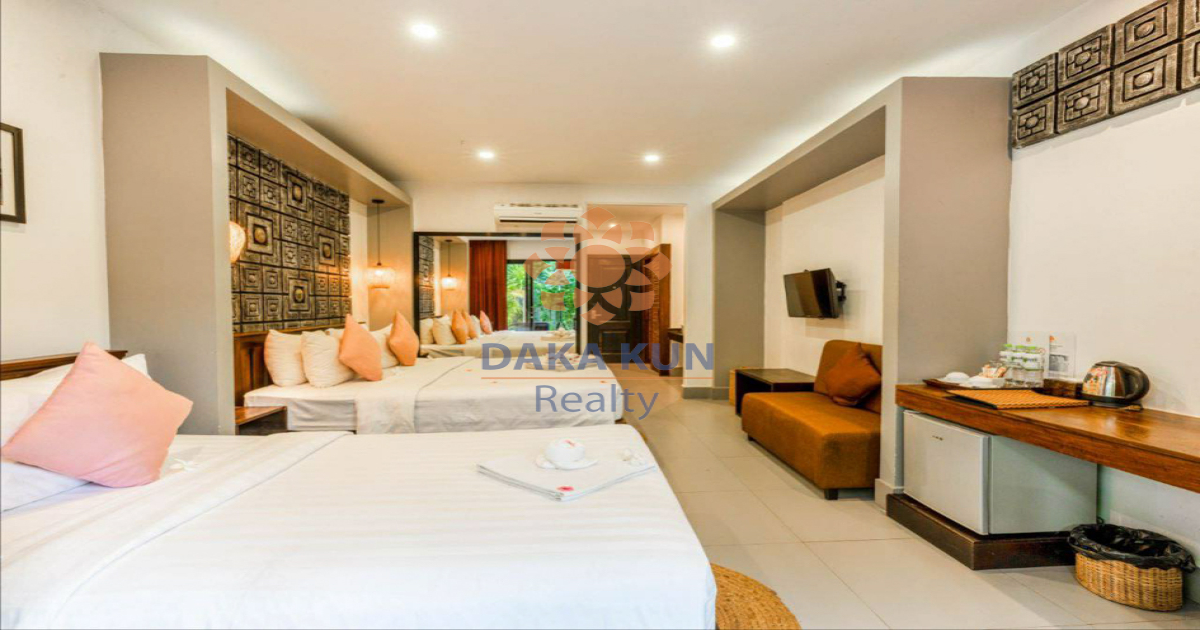 Hotel for Sale in Siem Reap City-Sala Kamreuk