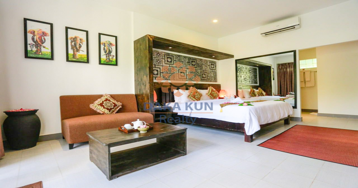 Hotel for Sale in Siem Reap City-Sala Kamreuk