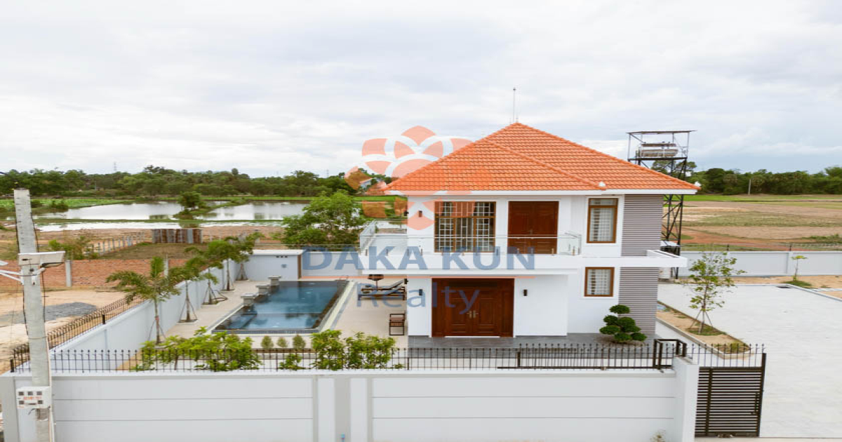 Villa with Swimming Pool for Rent in Siem Reap City - Sambuor