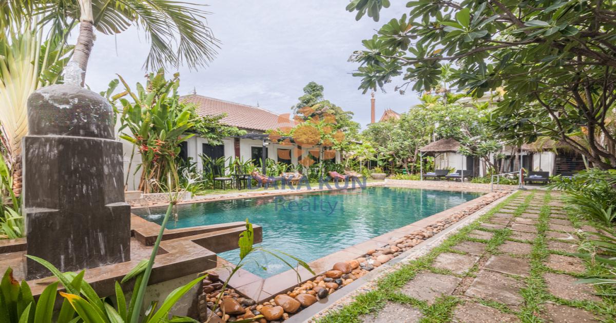 Boutique Hotel for Rent in Siem Reap City, Sangkat Svay Dangkum