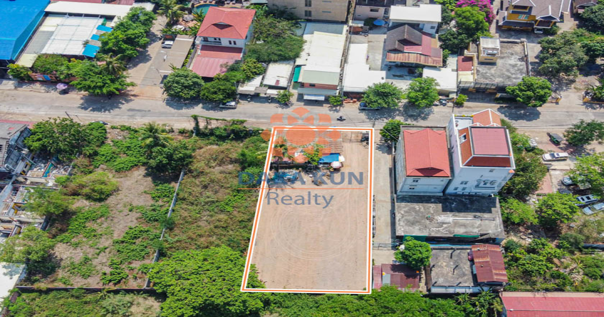 Land for Rent in Siem Reap City, near ACE, Sala Kamruek