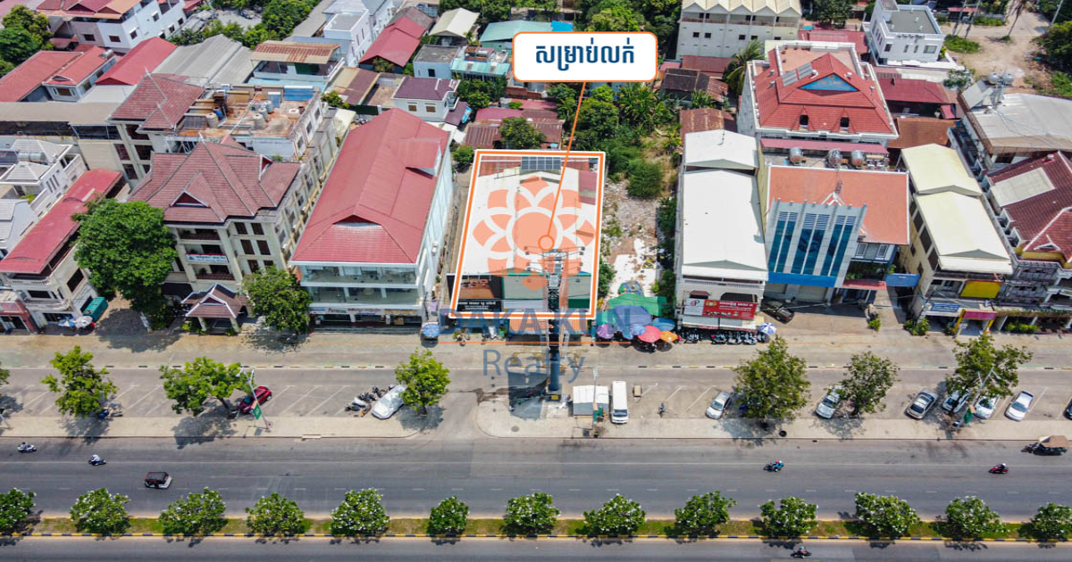Shophouse for Sale on National Road 6, Siem Reap City