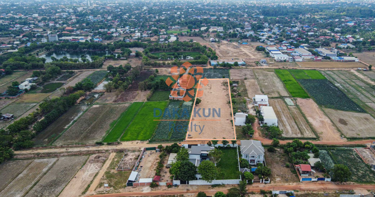 Land for Sale in Siem Reap City, Sangkat Siem Reap