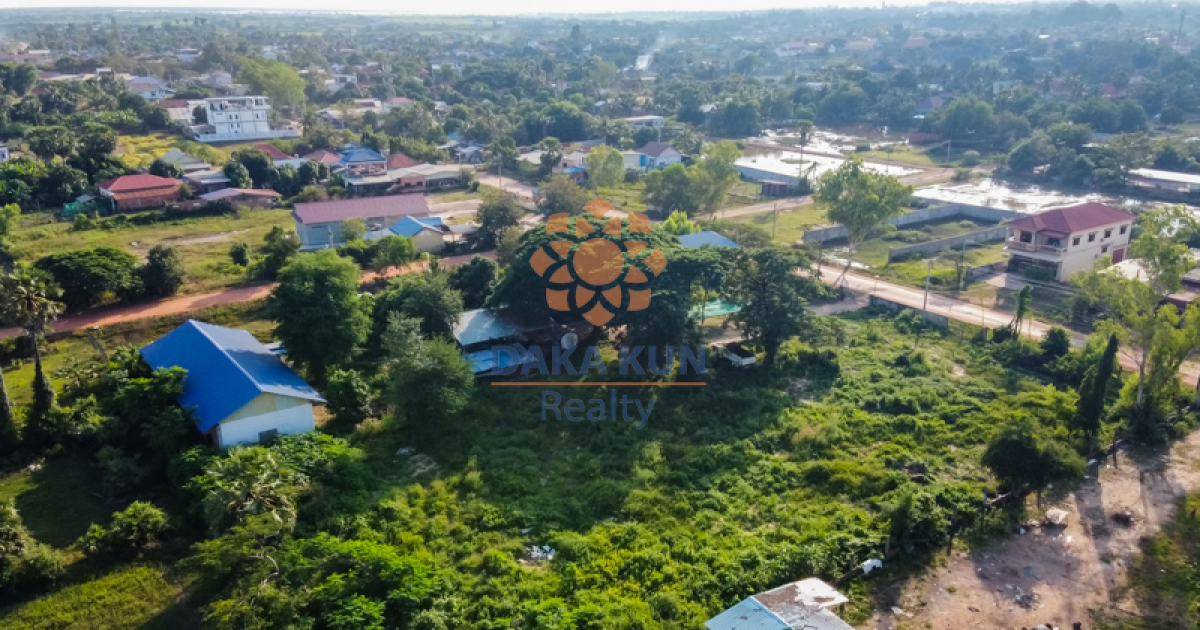 Land For Sale In Siem Reap City near Tolaka Road