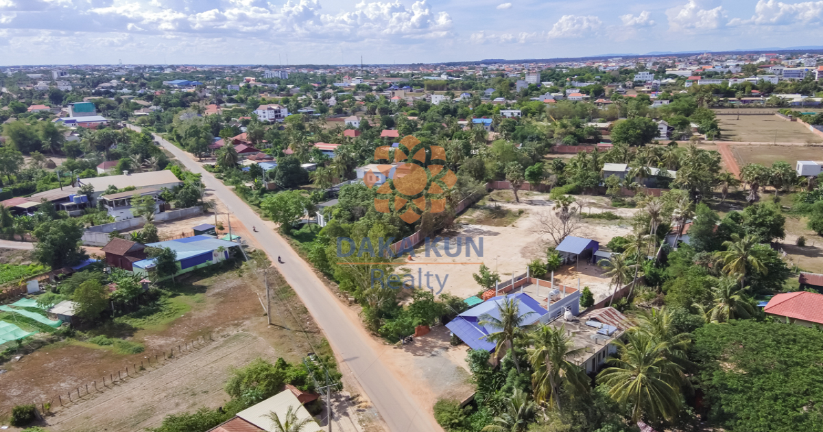 Land and House for Sale in Siem Reap City-Chreav