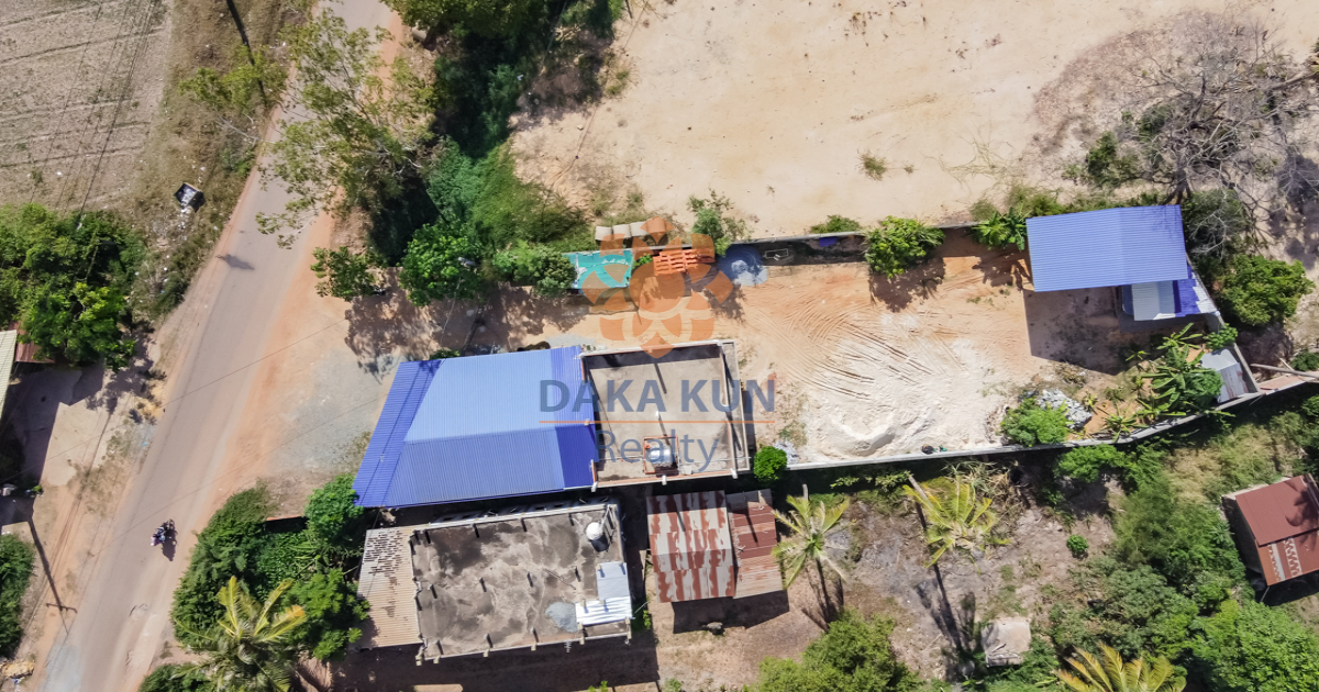 Land and House for Sale in Siem Reap City-Chreav