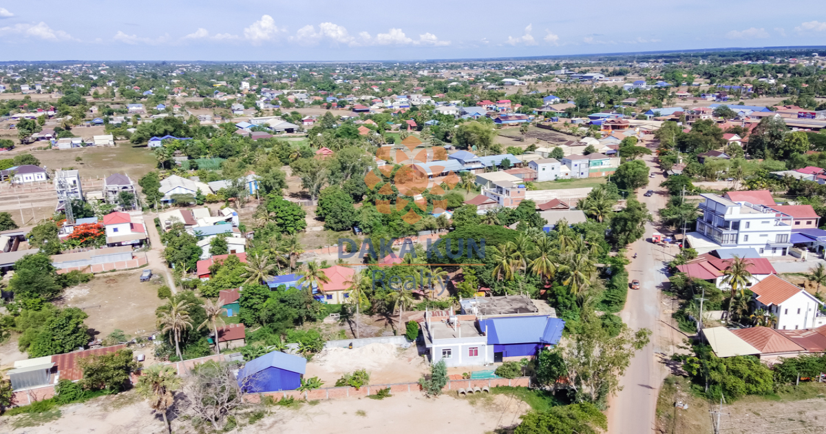 Land and House for Sale in Siem Reap City-Chreav