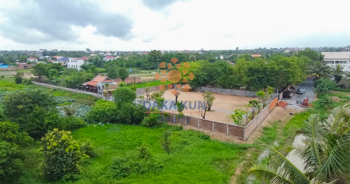 Land for Sale in Siem Reap City-Chreav