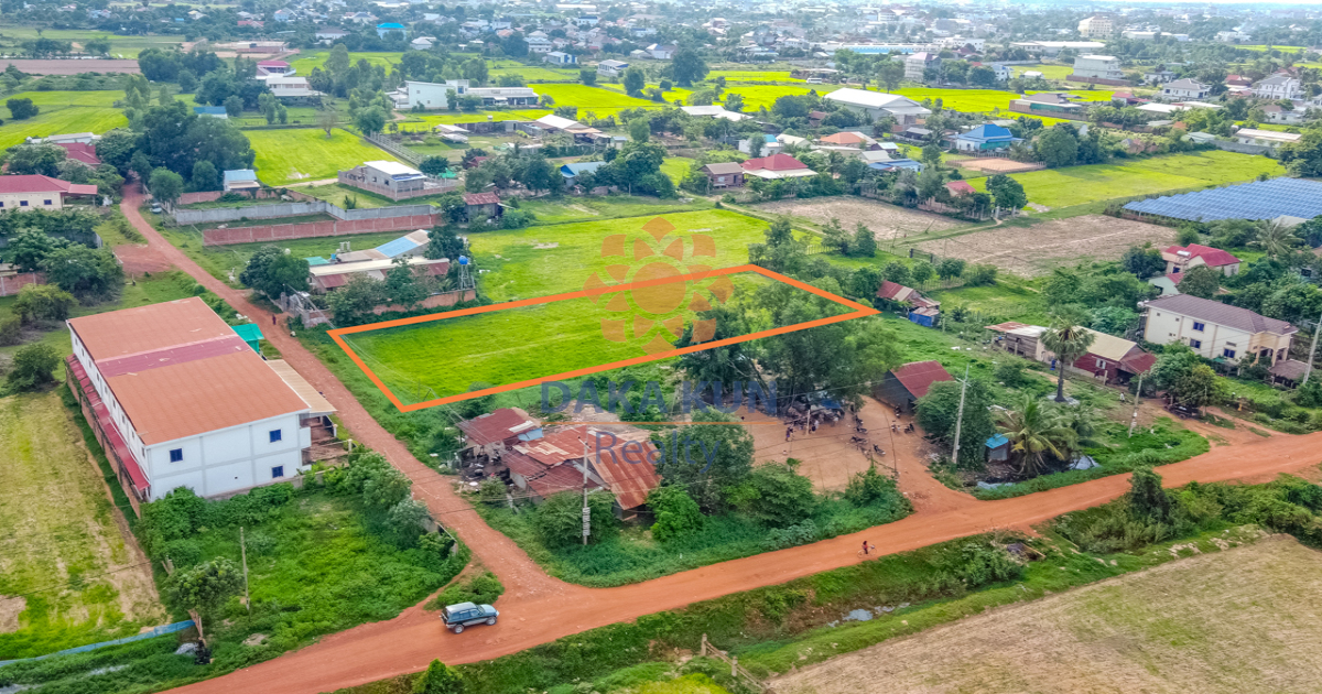 Land for Sale in Siem Reap City-Khnar