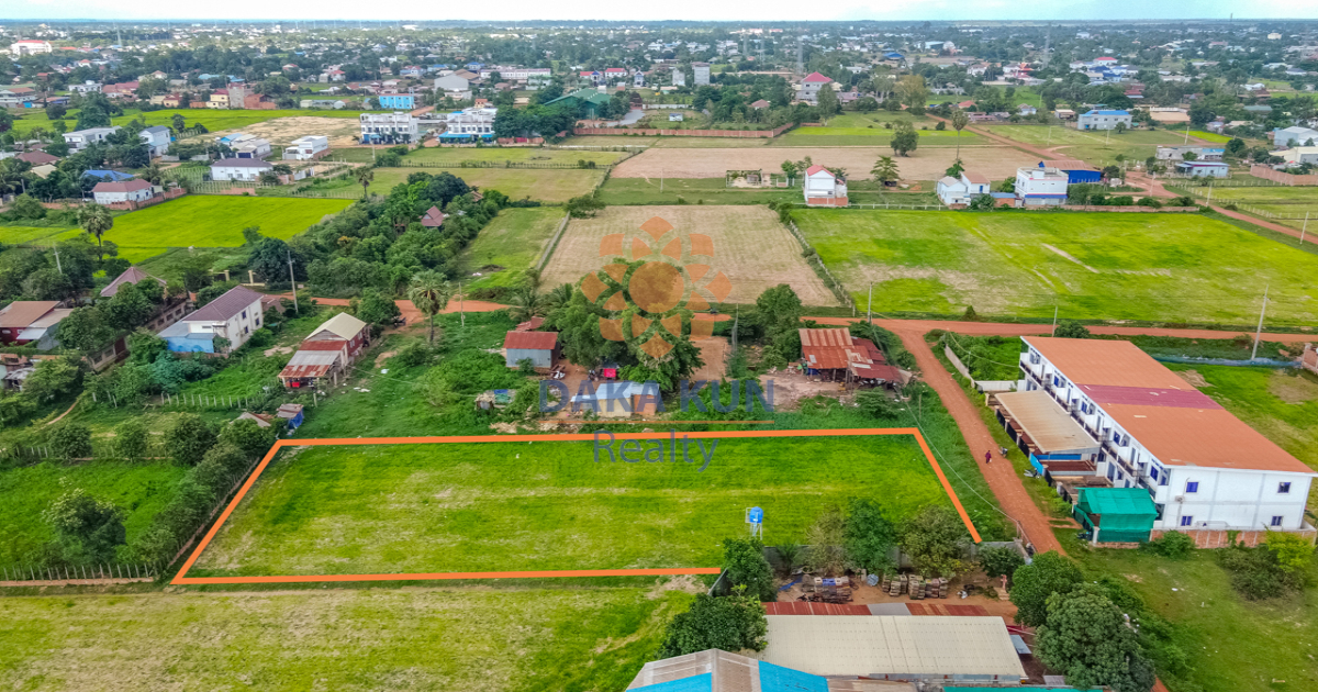 Land for Sale in Siem Reap City-Khnar