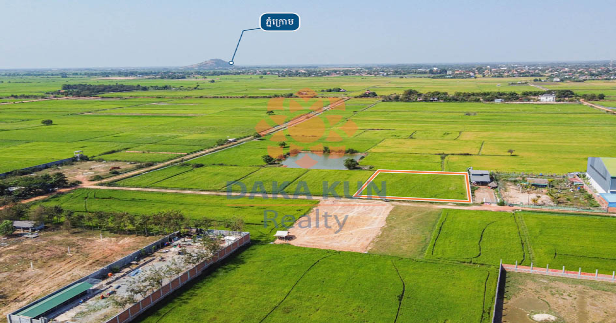 Land for Sale behind Lagoon Siem Reap