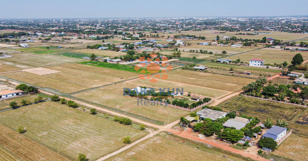 Land for Sale in Siem Reap City, Chreav