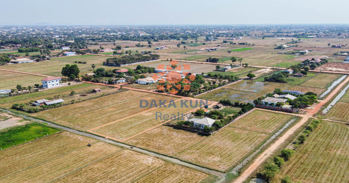 Land for Sale in Siem Reap City, Chreav