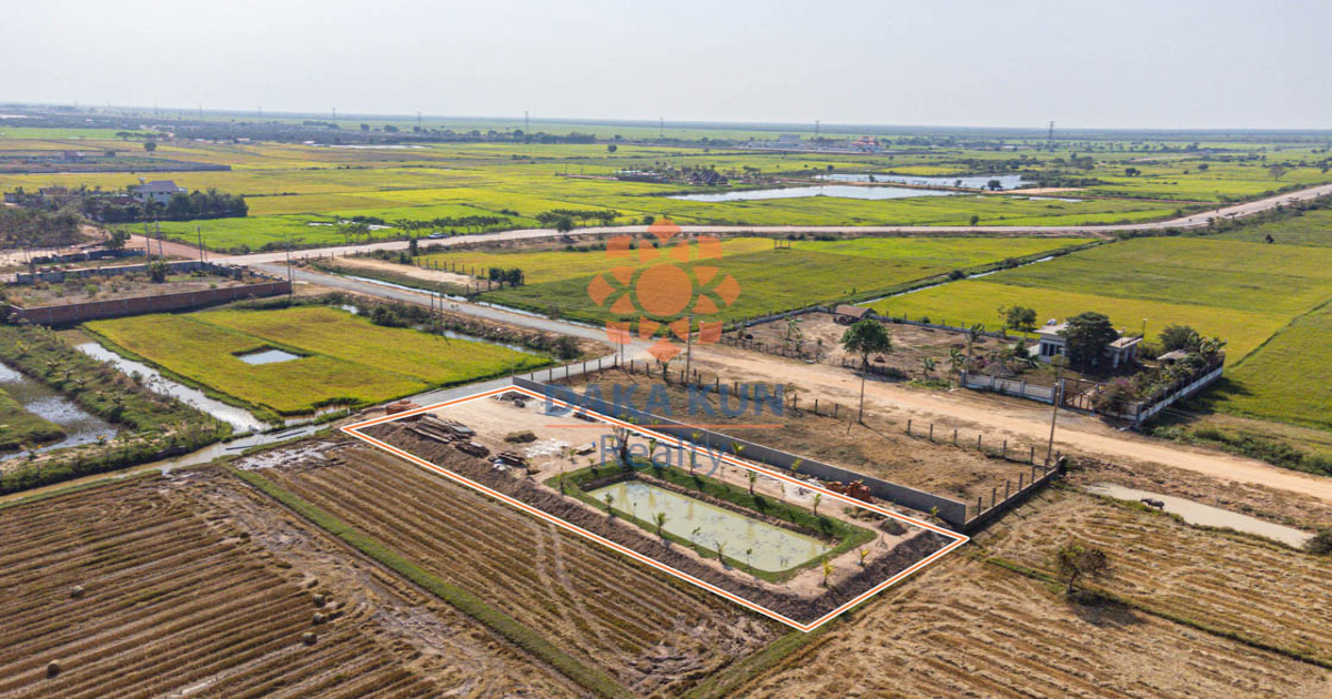 Land for Sale in Siem Reap City, near Lagoon Siem Reap