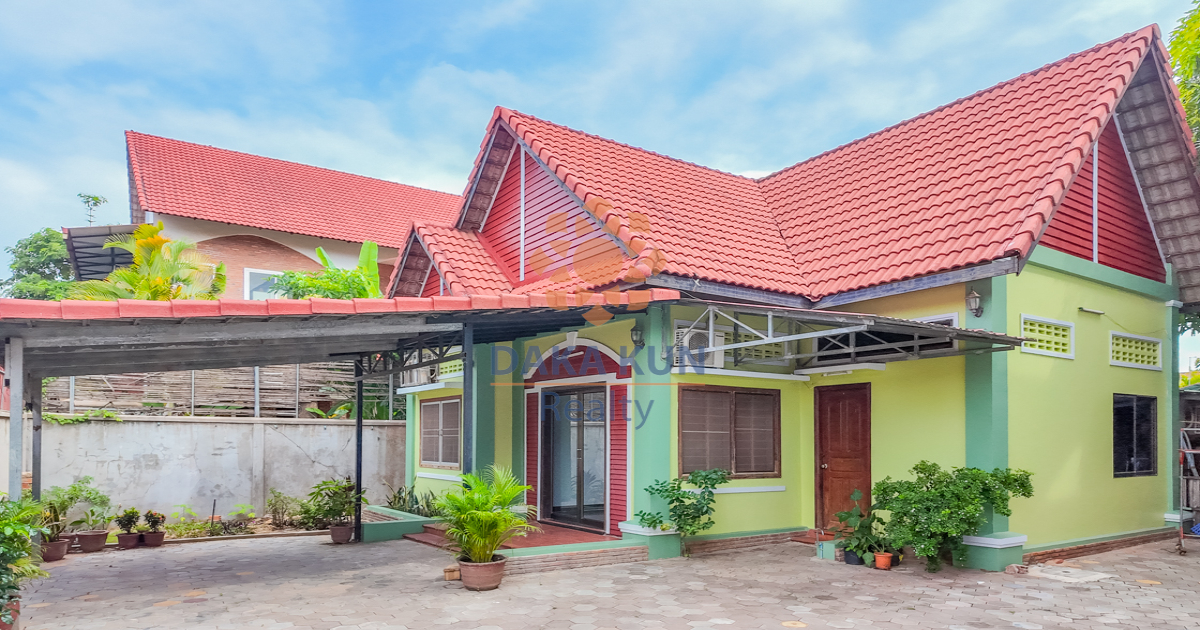 2 Bedrooms House for Rent in Siem Reap City-Svay Dangkum