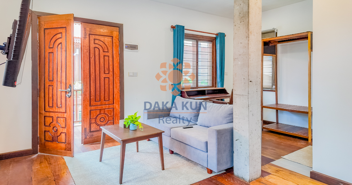 Wooden House for Rent in Siem Reap City-Sala Kamreuk